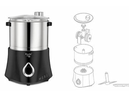 Preethi Astra Expert Table Top Wet Grinder With Food Processor, 2 Liter (Black) - Image 5